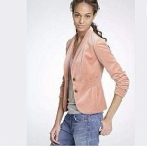 J.Crew velvet feeling blazer.